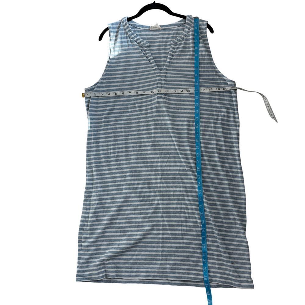 Jane and Delancey striped cotton dress size large Preppy coastal Beachy - Picture 6 of 8